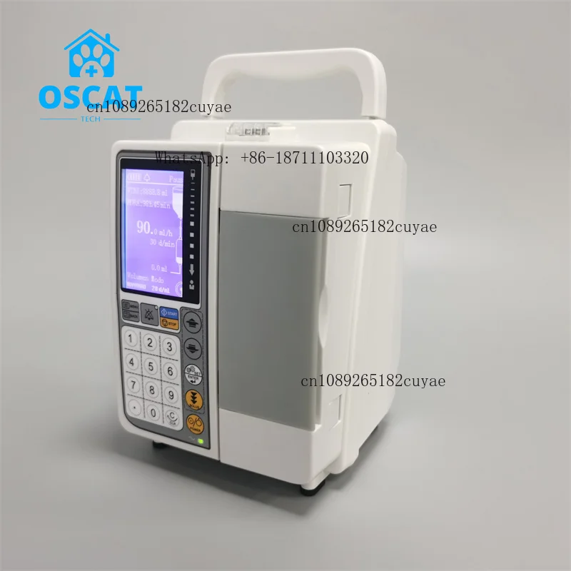 OSCAT Veterinary Equipment EX-710C High Precision Infusion Pump Portable Pet Infusion Controller
