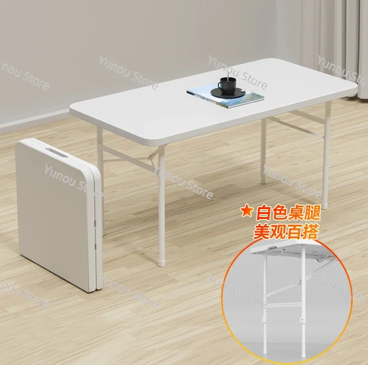 Folding Table, Home Study Table,Portable Outdoor Long Table, Stall, Rectangular Small Unit Dining Table,Simple Floor Stand Table