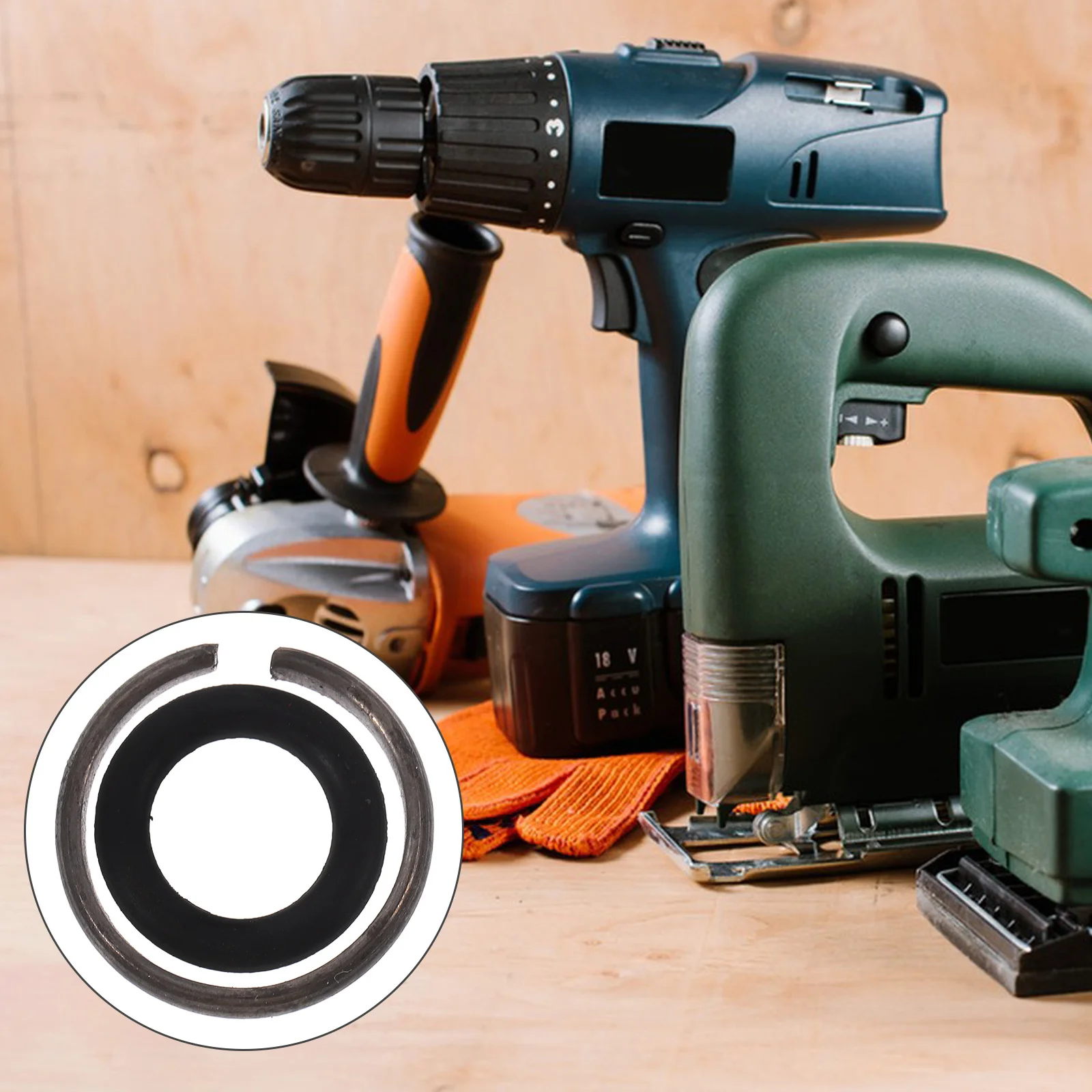 

10 комплектов стопорных колец высокого давления с заменой фрикционного кольца для удержания головки ударного ключа