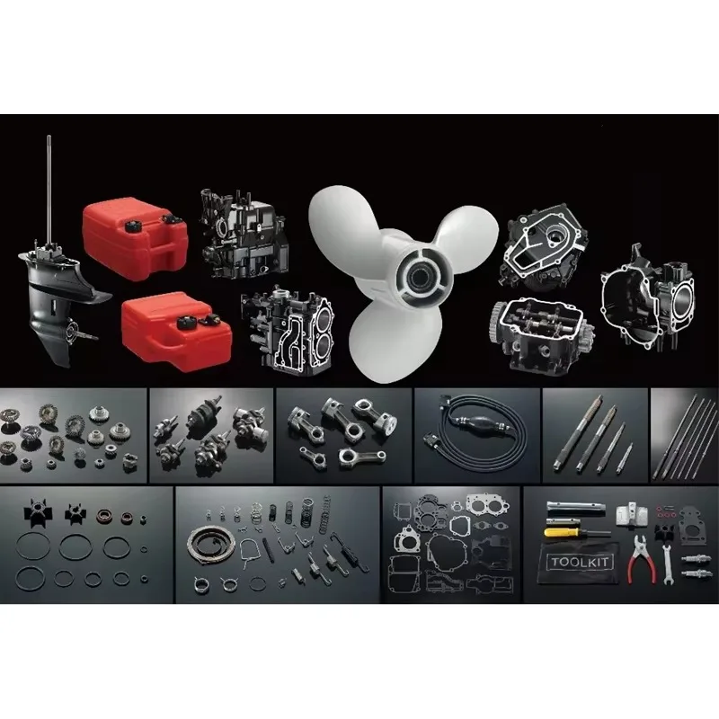 Yamabisi 40hp 2-stroke Outboard Engine Tiller Control Manual Start Long Shaft