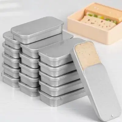 

18pcs Empty Tinplate Cans Small Metal Tins For Candy Jewelry Storage Rectangular Tin Box Container Tin Gift Case