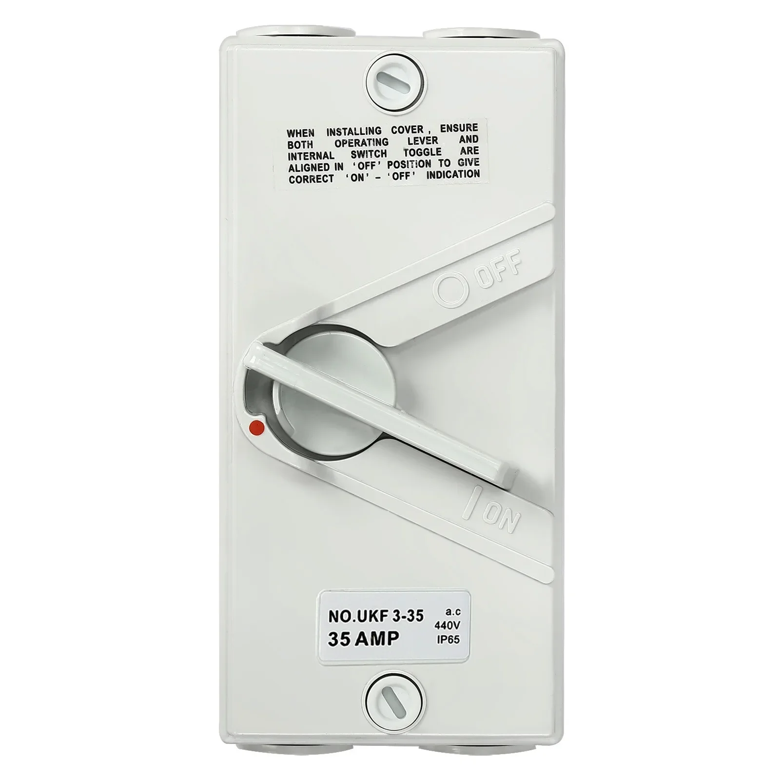 35A 440V مفتاح فصل 3 طريقة 3 مواضع عزل التبديل مقاوم للماء IP65