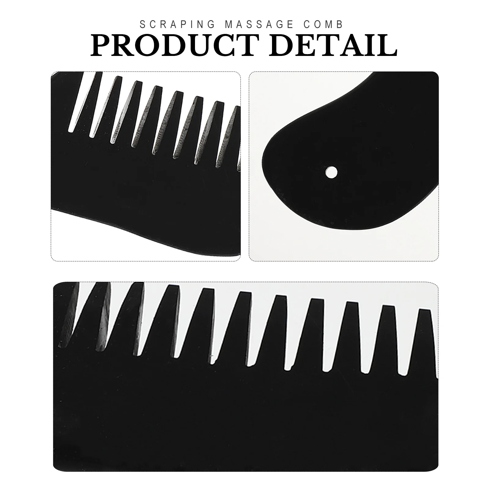 

Premium Stone Scraping Massage Comb Gua Sha Tool for Face Neck Back Leg Safe Comfortable Portable Home Outdoor Use