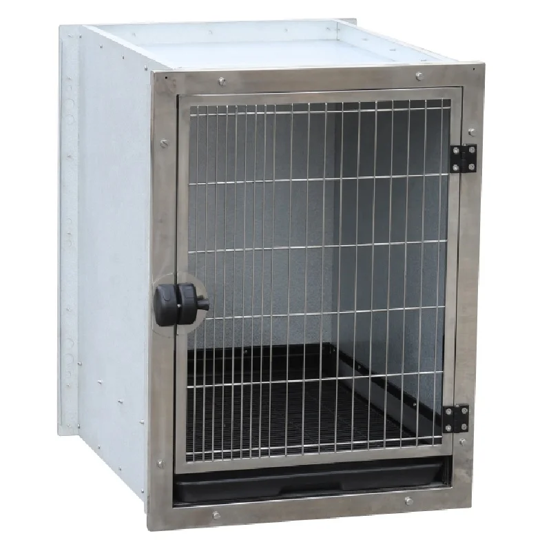 dog cage Galvalume body 304 stainless steel door Modular assembly wholesale pet Breeding dog cage house easy clean Professional