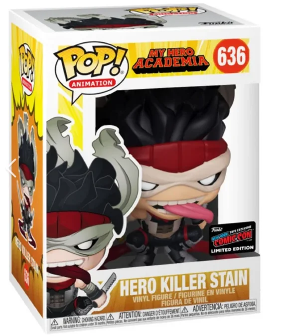 NEW Arrival Funko POP My Hero Academia Killer Stain #636 PVC