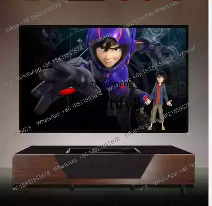 N178 75-88 inch laser TV cabinet intelligent electric projector short focus special cabinet