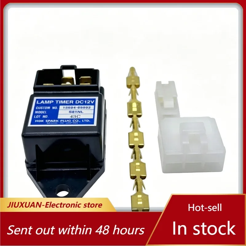 

（Brand New Original）1pcs/lot 100% original genuine relay:12V 15694-65992 With terminals Excavator preheating relay