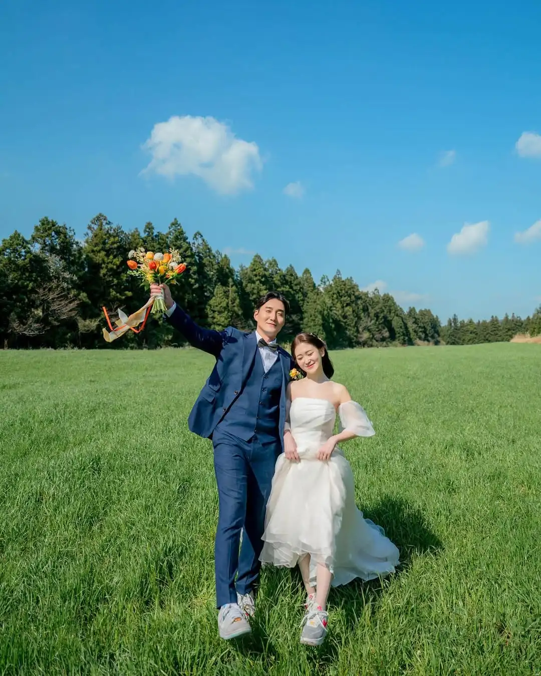 Modx elegante fora do ombro a linha vestidos de casamento mangas curtas nne coreano photoshoot varredura trem personalizado vestidos de noiva 2025