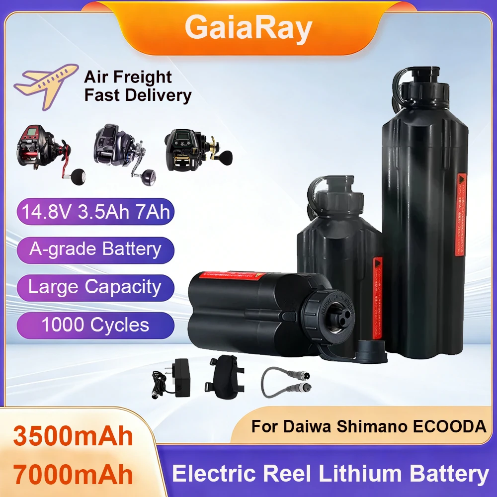 Gaiaray 14.8V 7000mAh 3500mAh Electric Reel Battery Large Capacity Sea  Fishing Electric Reel Lithium Battery For Daiwa Shimano - AliExpress 44