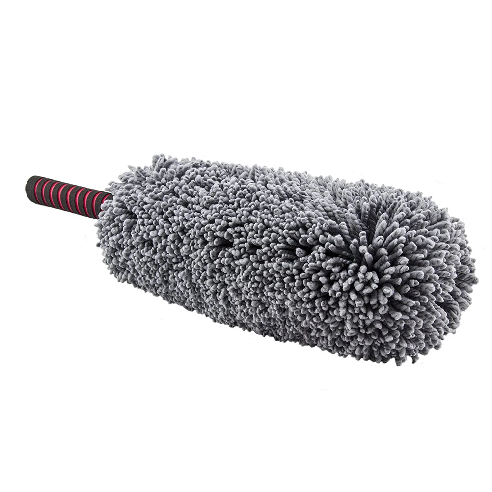 

car duster exterior microfiber retractable handle large brush dust absorption scratch resistant cleaning tool for vehicle