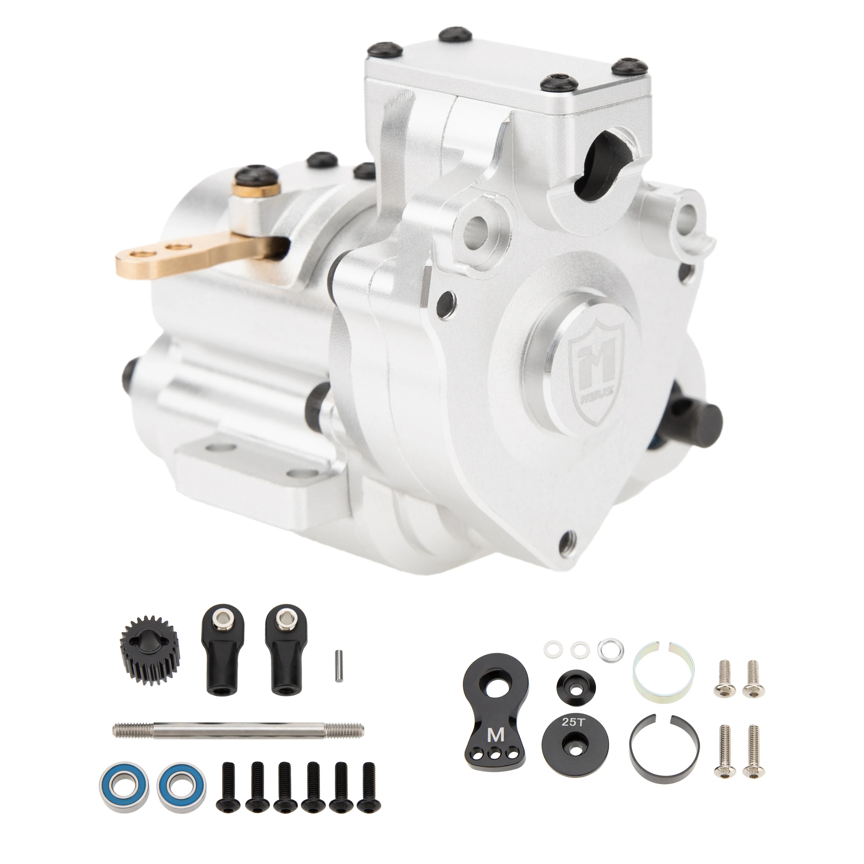 MEUS Racing Dual Speed Transmission Overdrive Gearbox for 1/10 Vanquish Optic H10 RC Crawler