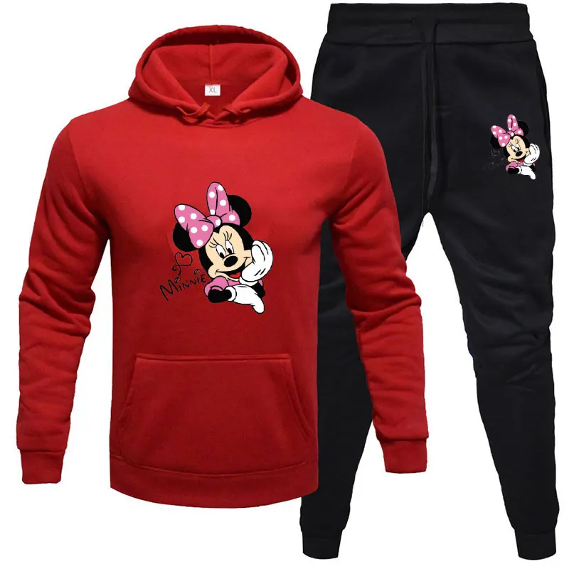 ディズニー ミッキー レディース セット アウトドア ホットセール 欧米ブランド 秋冬 プリント メンズ パーカー スウェットセット