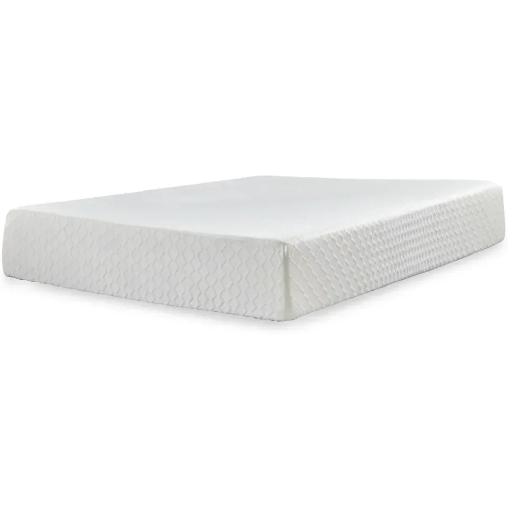 

King Size Chime 12 Inch Medium Firm Memory Foam Mattress with Green Tea & Charcoal Gel