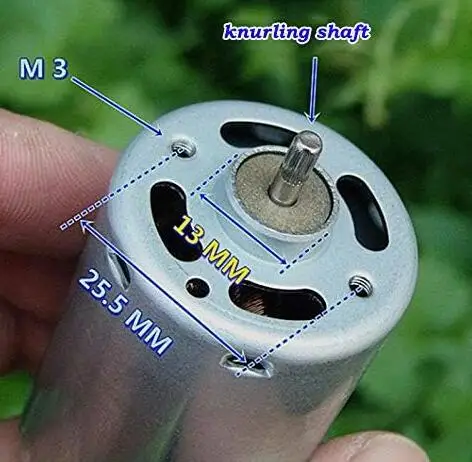 RS-545SH-20120 DC 12V-36V 24V 3-6S LIPO 6800RPM 大トルクカーボンブラシDCブラシ付きモーター（マブチRCカー、ボート、飛行機用）