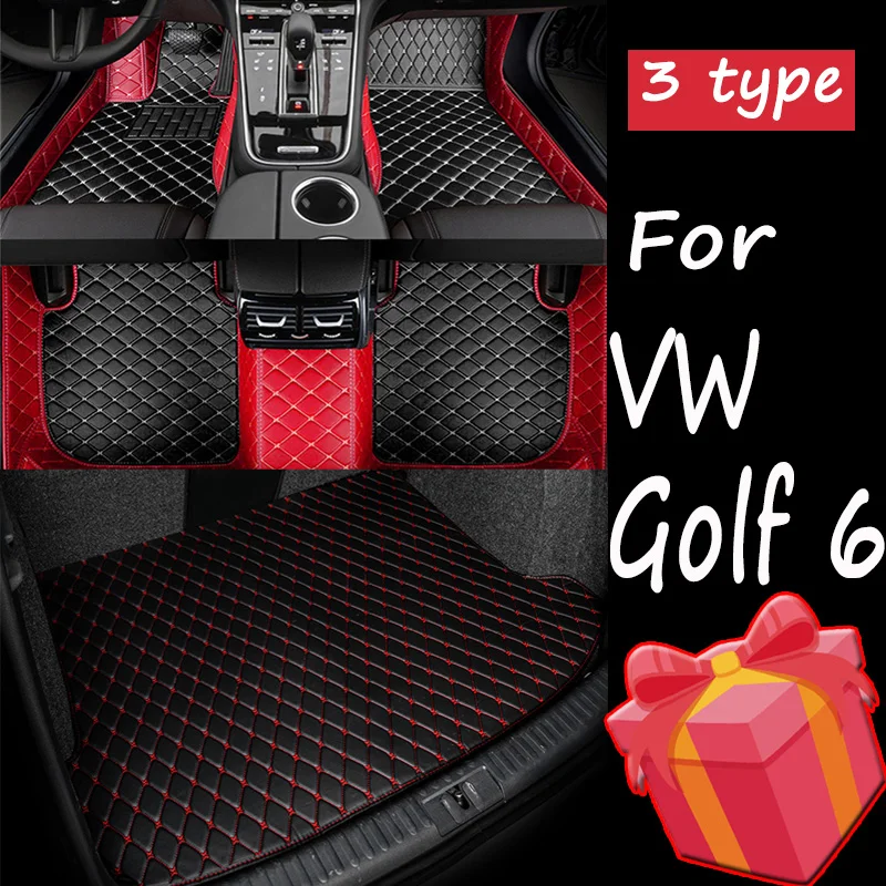 

Автомобильные напольные коврики для Golf 6 2012 2011 2010 2009, коврики, накладки на ножки, аксессуары для салона, педали, изделие, коврик для Volkswagen vw