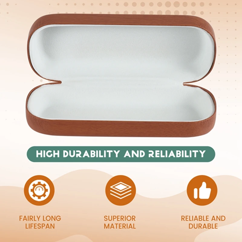 Портативный футляр для очков, жесткая деревянная оправа для очков, коробка для очков для чтения, держатель для солнцезащитных очков, чехол для хранения