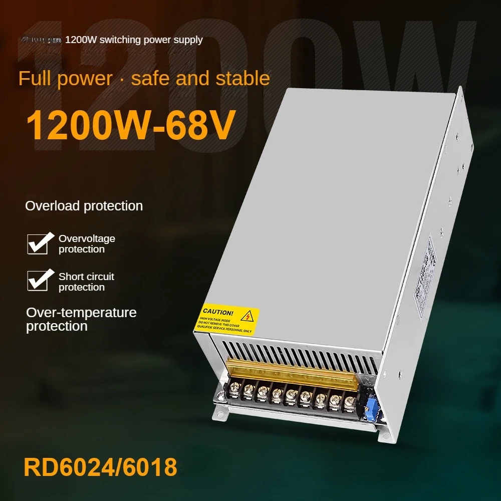 110V/220V to 68V-1200W/1500W switch regulated power supply module RD6024 for supporting use