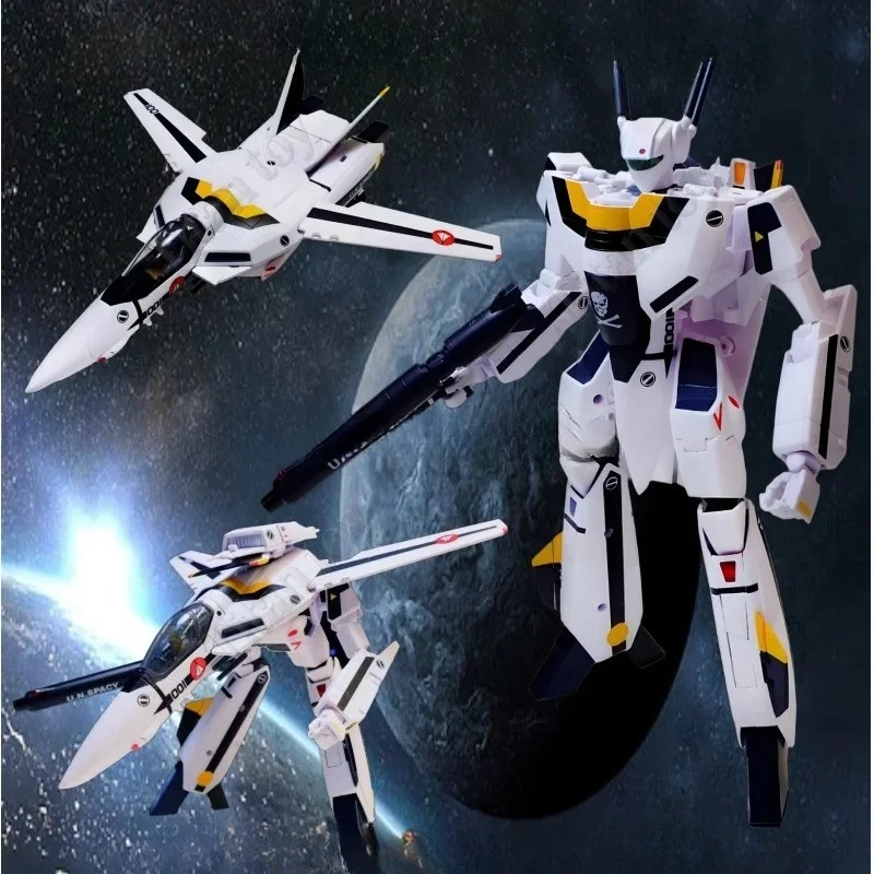 

In Stock [Shipping in 24 Hours] VF-1S Super Valkyrie VF1S VF1J Macross Fully Transformed Collectible Action Figure 1/60 Scale