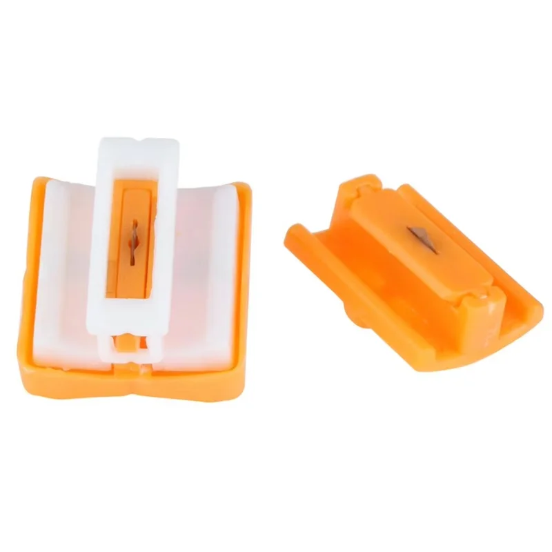 ABBO-Spare Paper Trimmer Knife 50Pcs Metal Blade Automatic Security Safeguard For Craft Photo Machine Paper Cutter