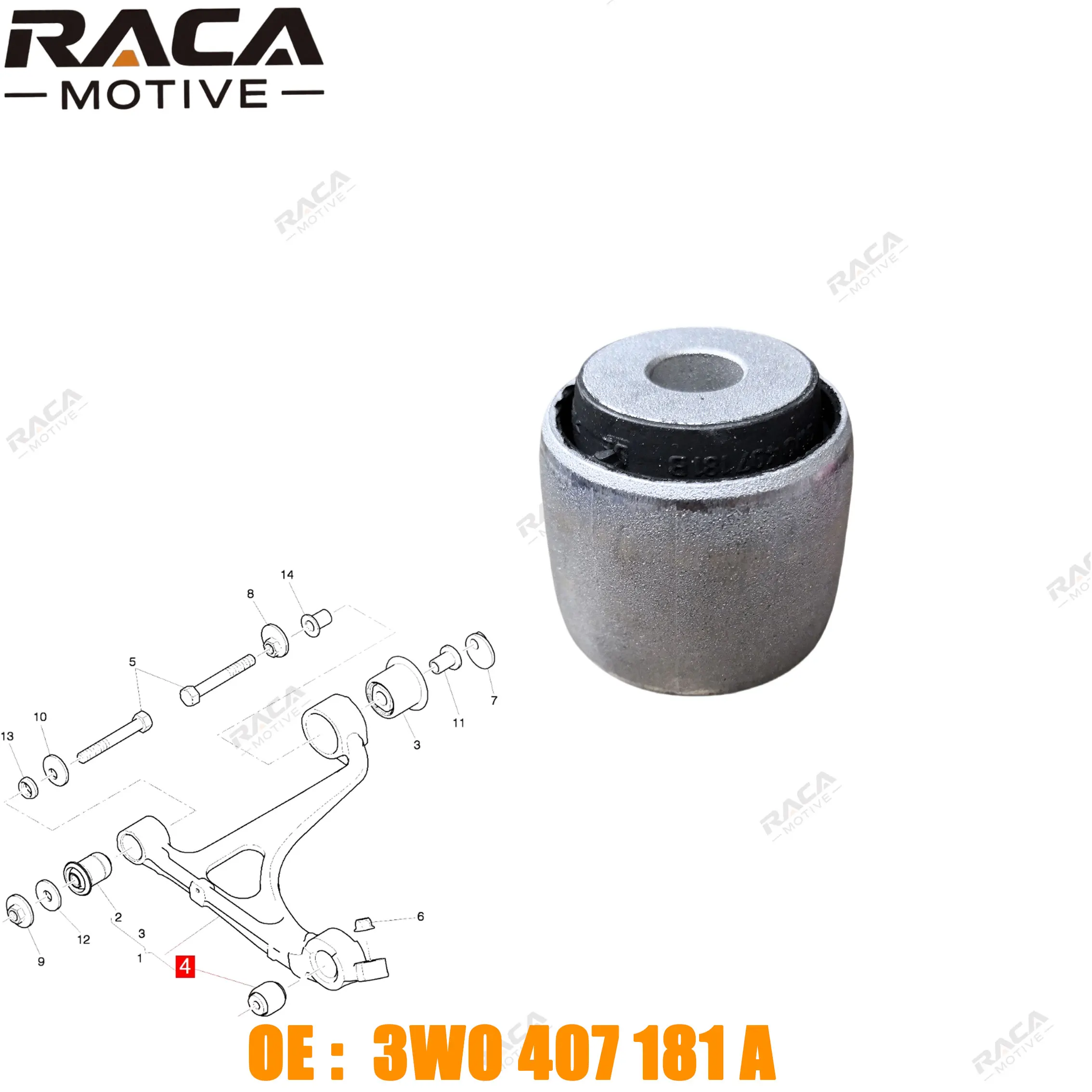 

Front Axle Suspension Lower Control Arm Bushings Are Suitable for Bentley Mulsanne 6.8t 2010- 3W0407181A 3W0 407 181 a