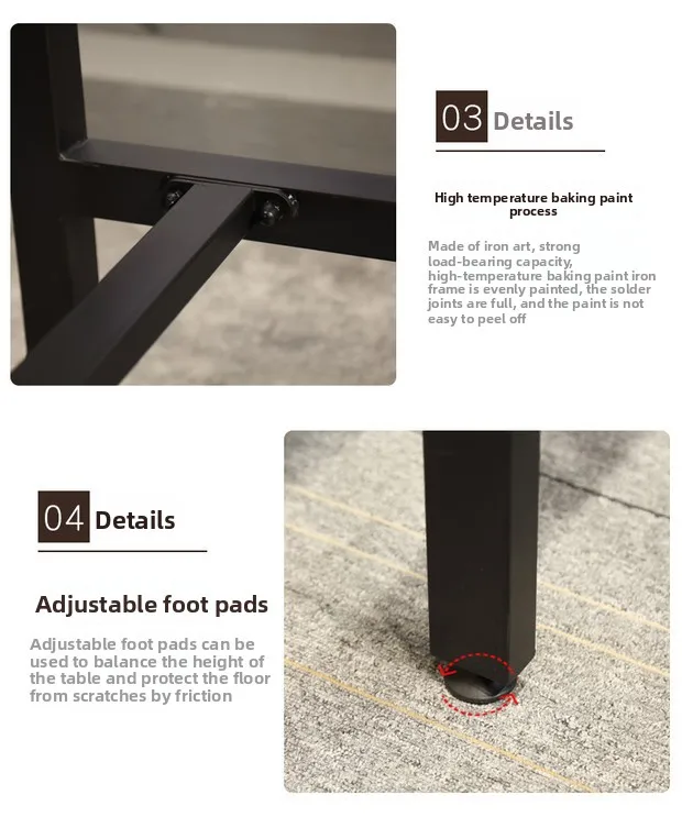 Wrought iron tall table Solid wood small square table Bar table Card seat Home bar