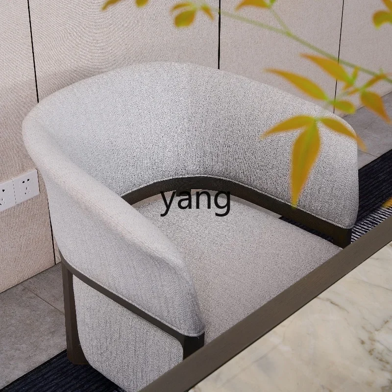 LTT minimalist solid wood tea chair household tea chair hotel office leisure negotiation chair