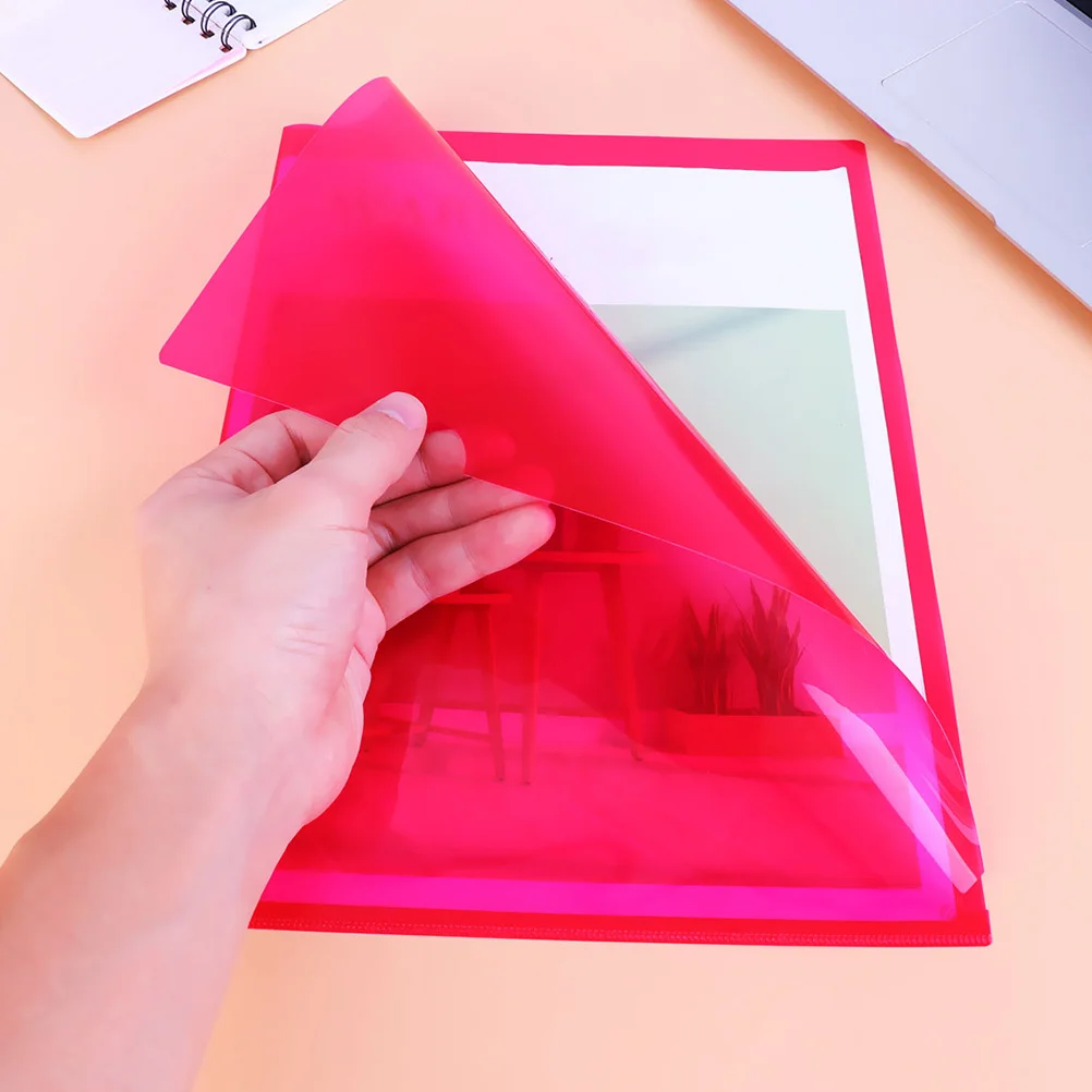 Cartella portadocumenti A4 da 10 pezzi, buste in plastica, porta documenti trasparenti, organizer per ufficio e scuola, tasche colorate per progetti