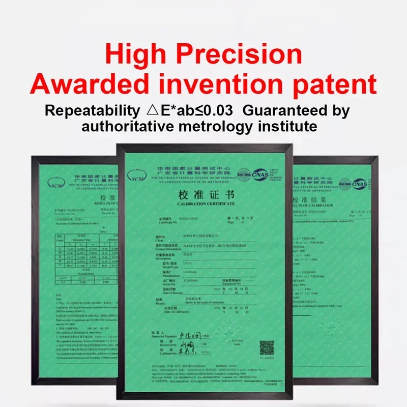 مقياس الألوان مقياس الألوان LS173 D/8 °   مقياس الألوان المحمول الاحترافي مع محلل ألوان شاشات اللمس لطلاء السيارات