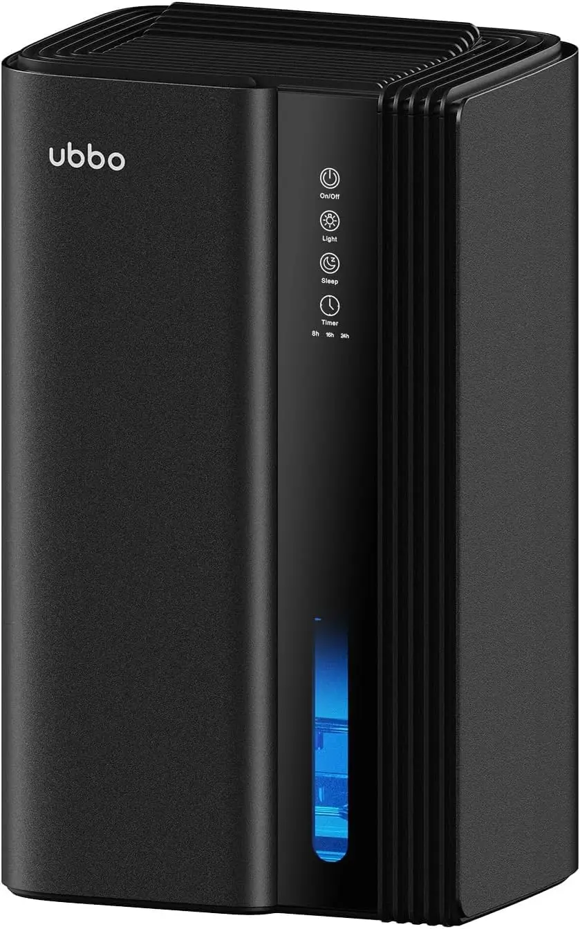 

Осушитель воздуха для дома, 95 унций, для помещений до 93 кв.м, с автоматическим отключением, таймером, режимом сна и дренажным шлангом - черный