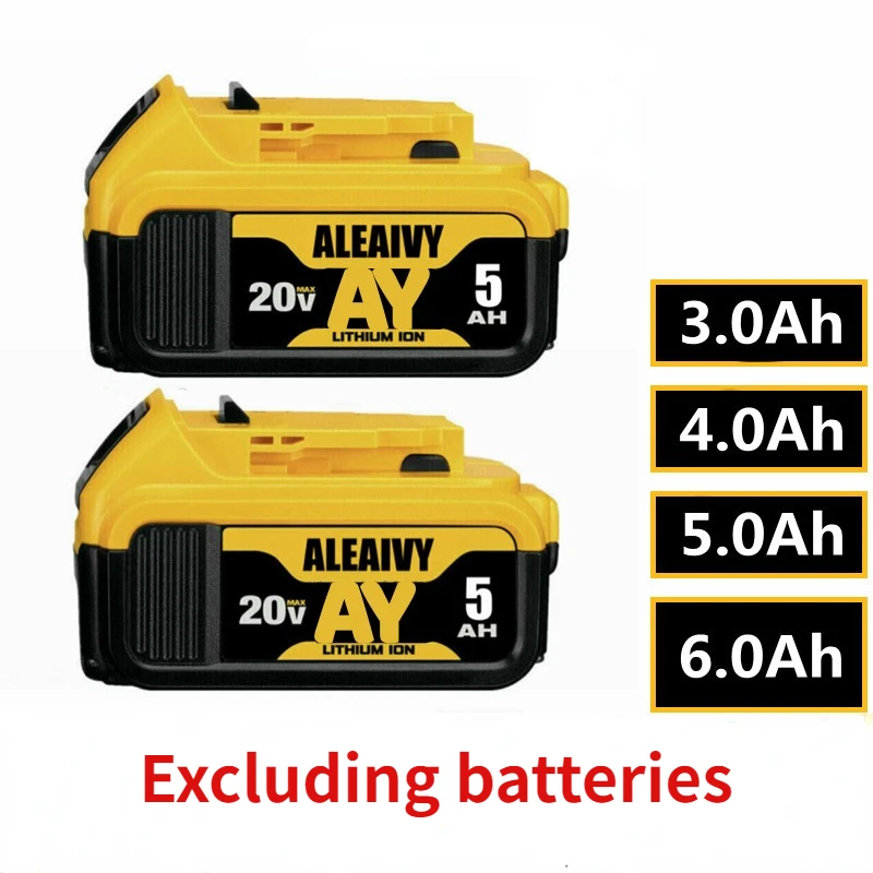 DCB206 Lithium Ion Battery 6.0Ah Label for DeWalt 4.0/5.0/6.0Ah 18V 20V Lithium Battery Accessories DCB200 DCB203 DCB183 Label