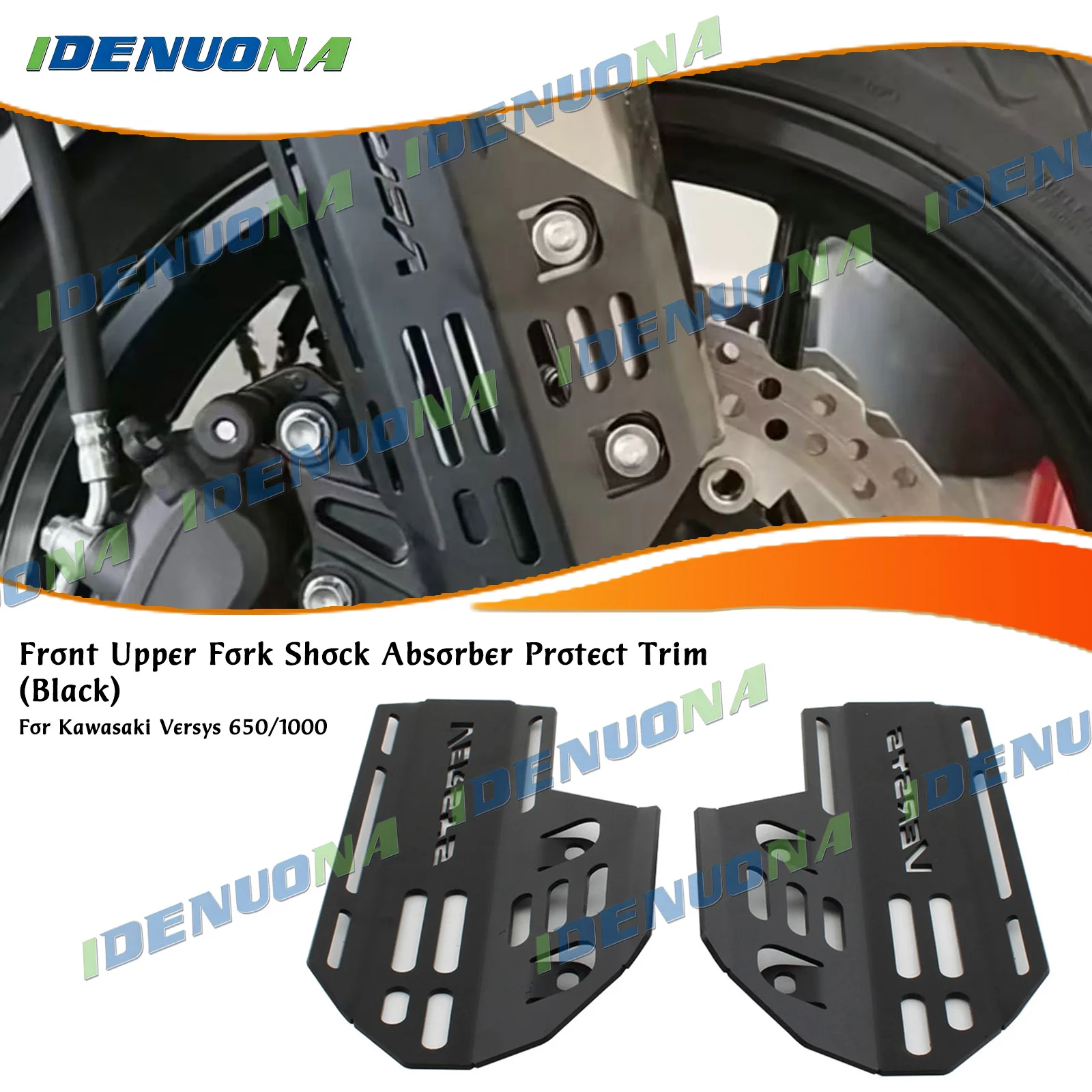 For Kawasaki Versys 1000 2015-2018 Versys 650 2015-2026 Motorcycle Front Fork Shock Absorber Guard Protector Cover Trim