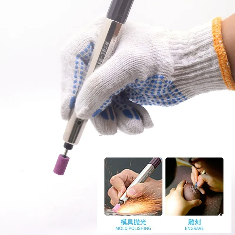 Pneumatic Die Grinder Pen 3BSN Straight Handle High Speed Air Polishing Tool For Precision Deburring Mold Repair Gemstone