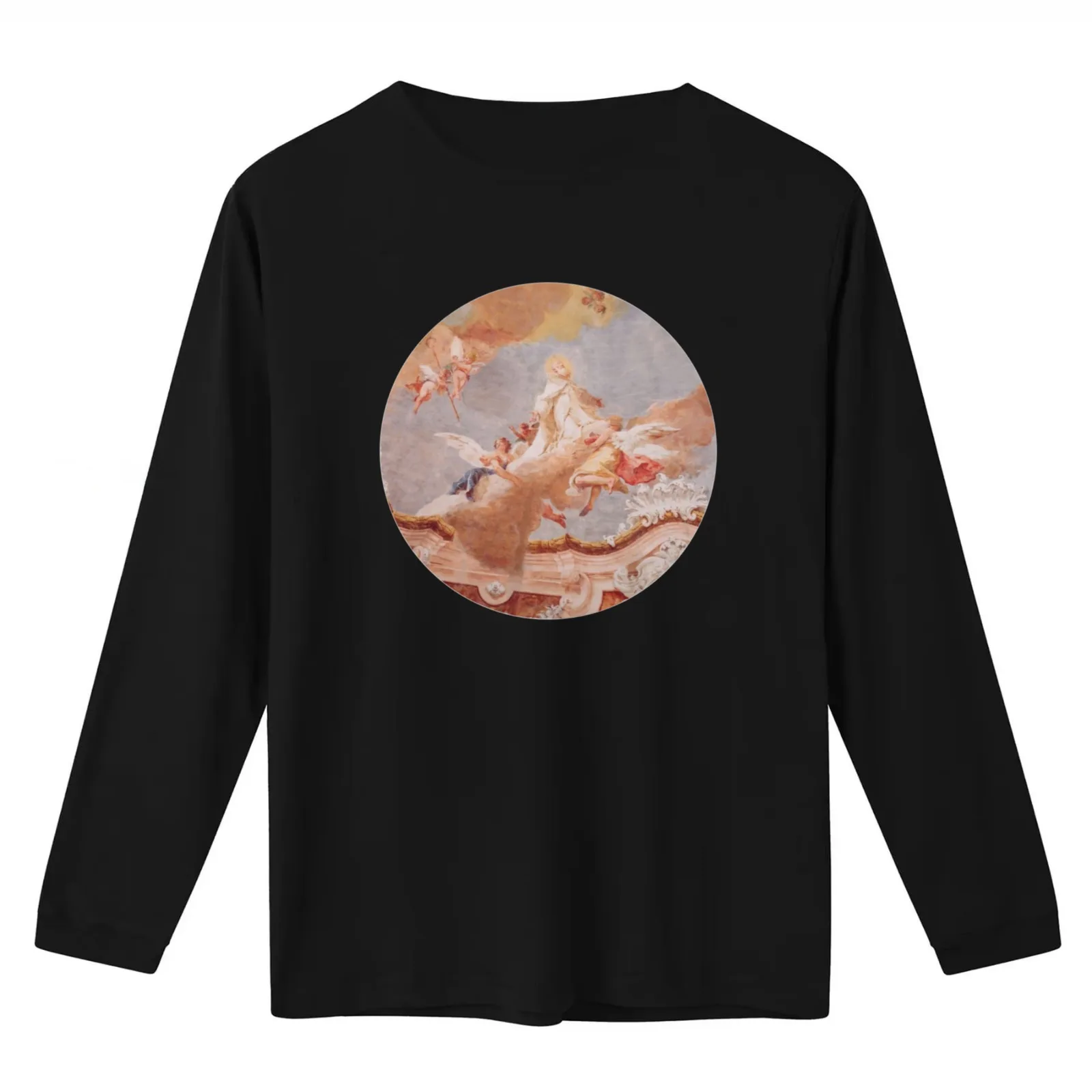 Sistine Chapel Cherubs T-Shirt Summer Casual Cotton Tee Oversized Streetwear Tops Vintage Graphic Print Unisex Men Women