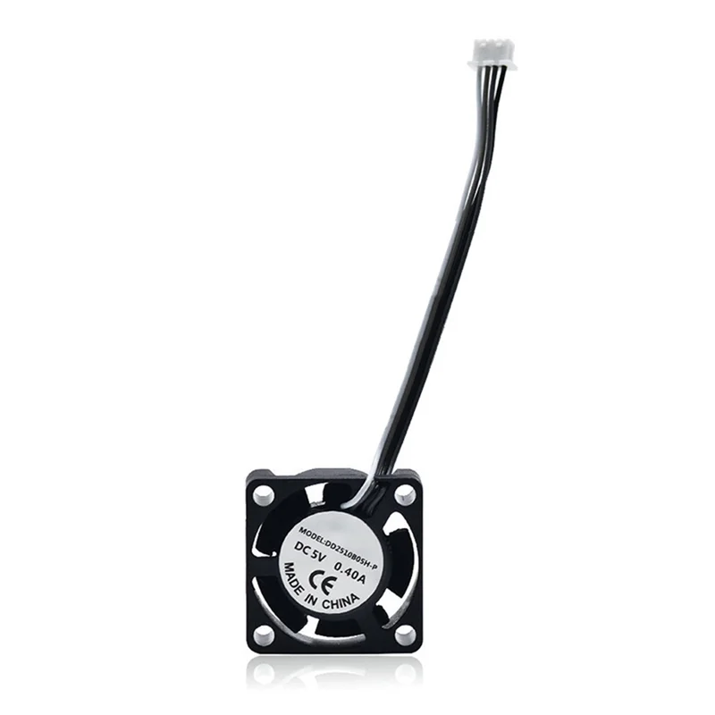 

Хорошо изготовленный вентилятор охлаждения 3D-принтера Hotend для Bambu Lab X1series 2510, высокоскоростные охлаждающие вентиляторы с ШИМ-контролем температуры для Bambu Lab