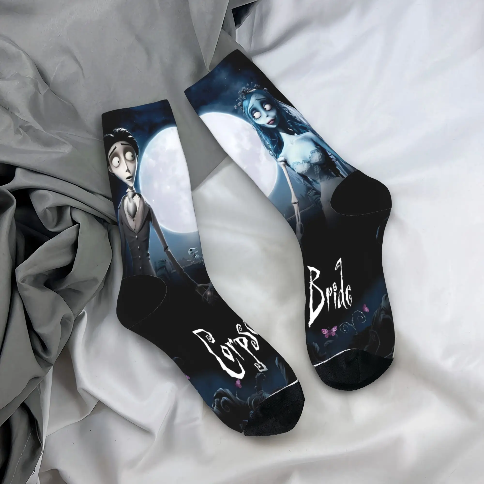 

Носки для невесты из аниме C-Corpse, противоскользящие чулки, мужские качественные спортивные носки для бега, зимние модные носки с узором