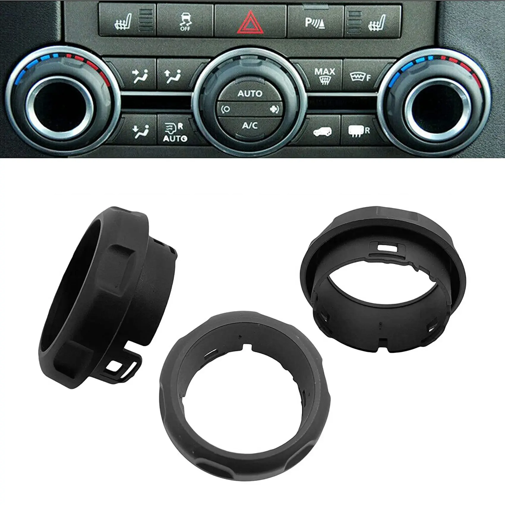 Air Conditioning Panel Switch Knob Decorative Cover FIT for Land Rover Range Rover Discovery 4 Sport,LR029591