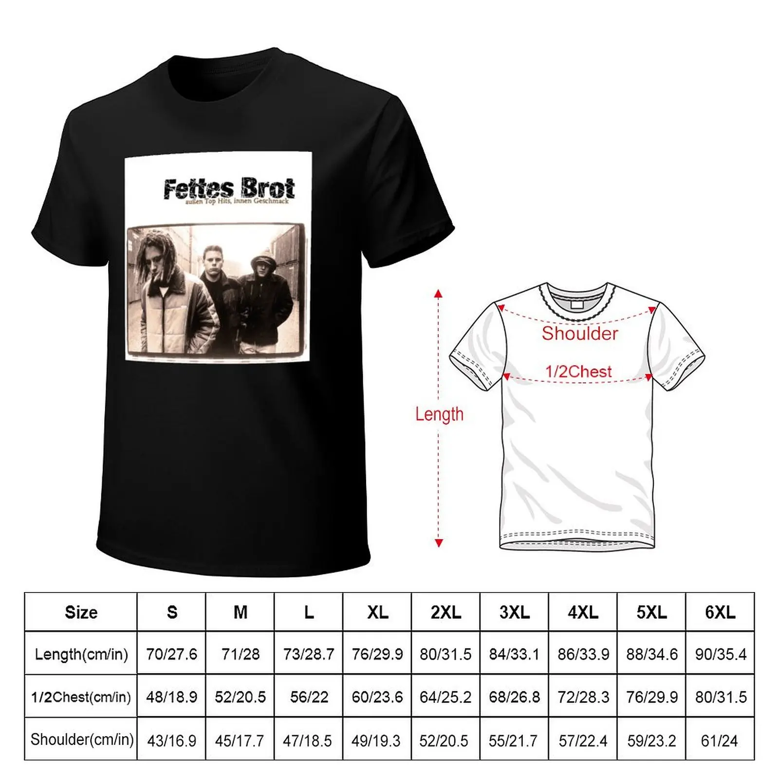 Fettes Brot - Au?en Top Hits, innen Geschmack Album 1996 T-Shirt Holiday Vacation Tee Shirt
