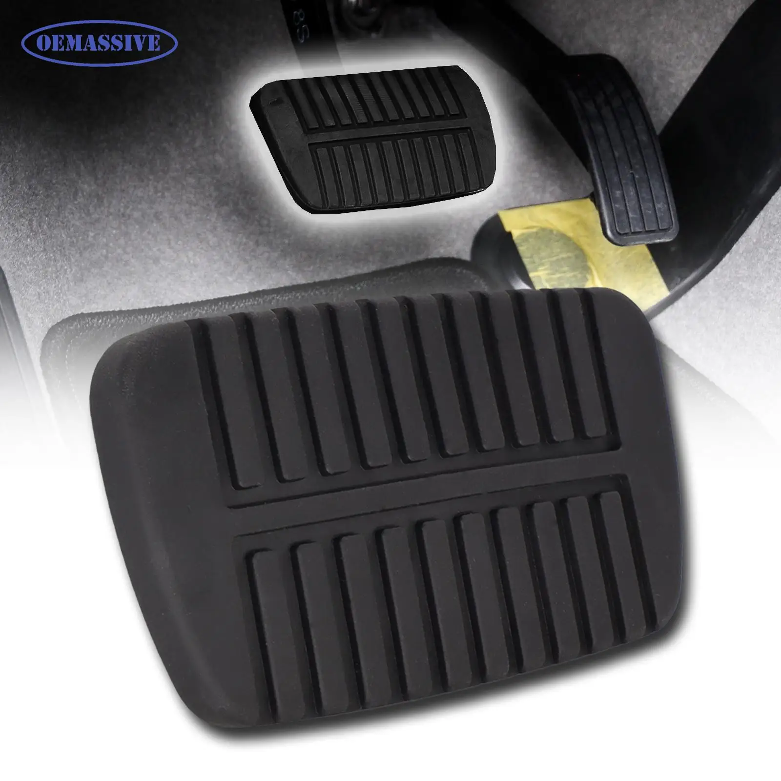 OEMASSIVE 36015GA121 For Subaru Forester Outback Legacy Impreza 02-15 Tribeca Brake Pedal Rubber Pad Anti-skid Pad Cover Black