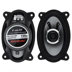 2pcs 4 X 6 Inch 150W Audio Full Range Frequency Car Coaxial Speaker 2 Way Auto Music Stereo Hifi Speakers