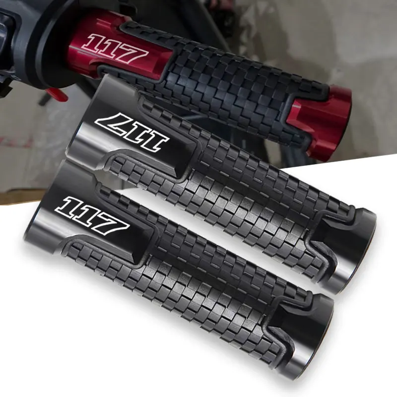 Manopla antiderrapante para guidão de motocicleta, manopla cnc para harley softail low rider st fxlxt fxrst breakout touring cvo 117