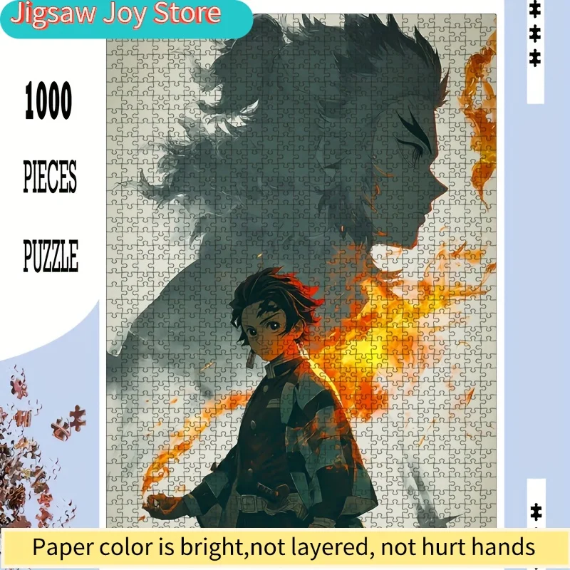 

1 коробка популярных аниме-пазлов 50*70 см/19,7*27,6 дюймов, большой пазл для взрослых, для развлечений и творчества, подходит для домашнего декора