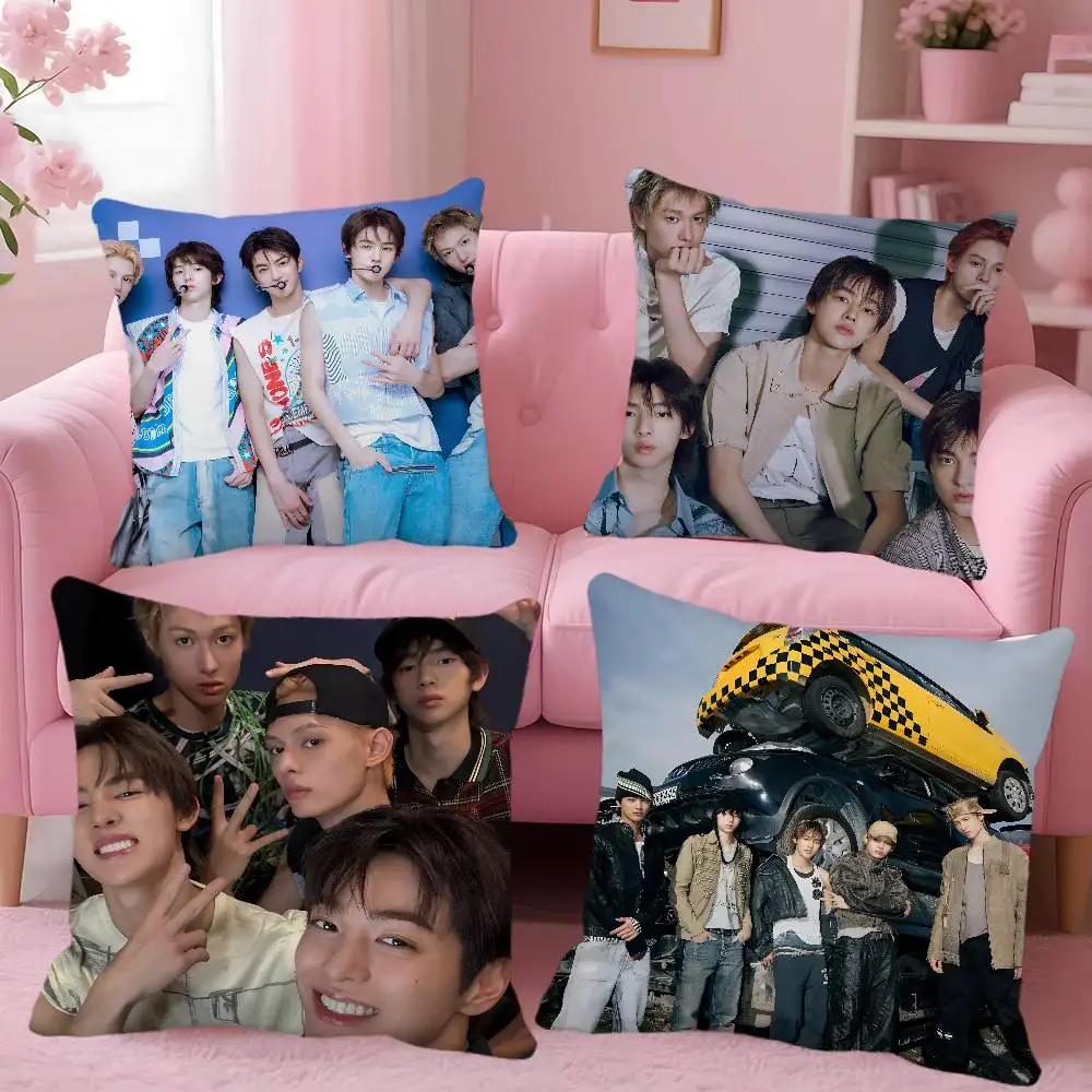 

Kpop Music C-CORTIS Pillow Case Square Pillow Bedroom Sofa Leisure Comfort Cushion Car Home Decoration