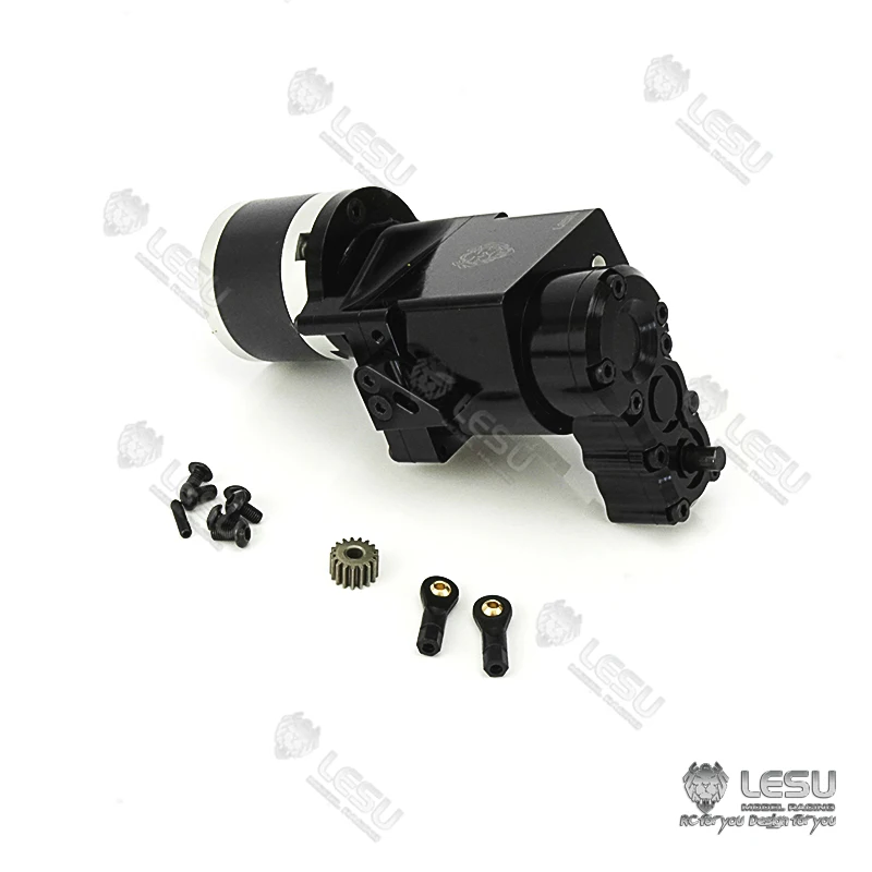 

LESU Metal Gearbox 2Speed Transmission Transfer Case for 1/14 RC Tractor Truck Remote Control Toy Car Tamiyay Dumper Th02231