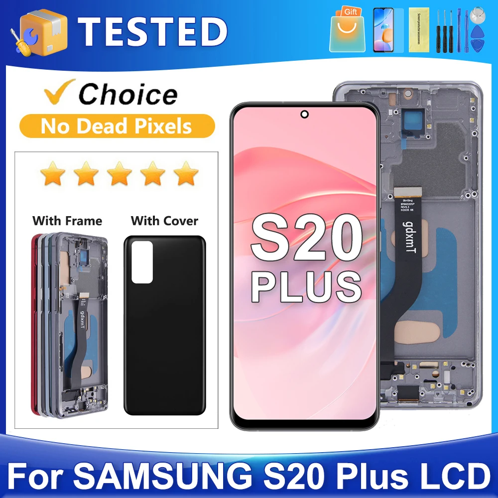 サムスン-s20-プラステスト済み-s20-g985-g985f-g985f-ds-lcd-ディスプレイタッチスクリーンデジタイザアセンブリの交換