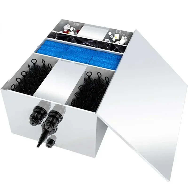 

Excellent Top Quality Hot SalesFish Pond Filter Outdoor Koi Pond Water Circulation System Large External Stainless Steel Filter