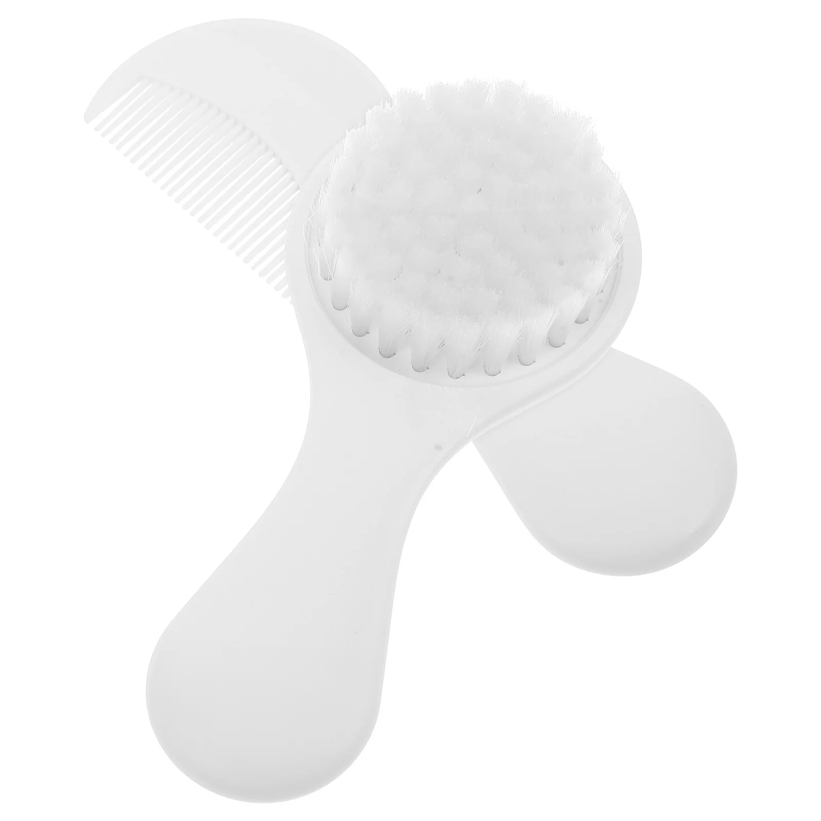 

2 шт., детская щетка для волос, мягкая щетина, расческа для новорожденных, колыбель для удаления шапочки, набор для ухода за кожей головы, детская щетка для волос