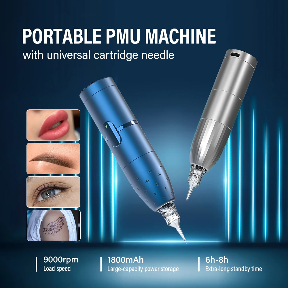 

Label 1800mAh Multi-functional Wireless Permanent Makeup Tattoo Machine Eyebrows Tattoo