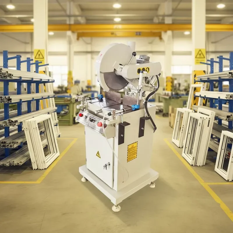 High-Accuracy Single Head Mitre Angle Profile Saw for Window Frame Making Aluminum Cutting Machine