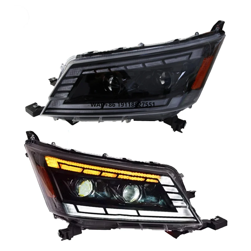 

YU GUANG for Hiace 300 2019 2022 Car Accessories Headlight Assembly Front Light LED Headlights Upgrade Durable Head Light