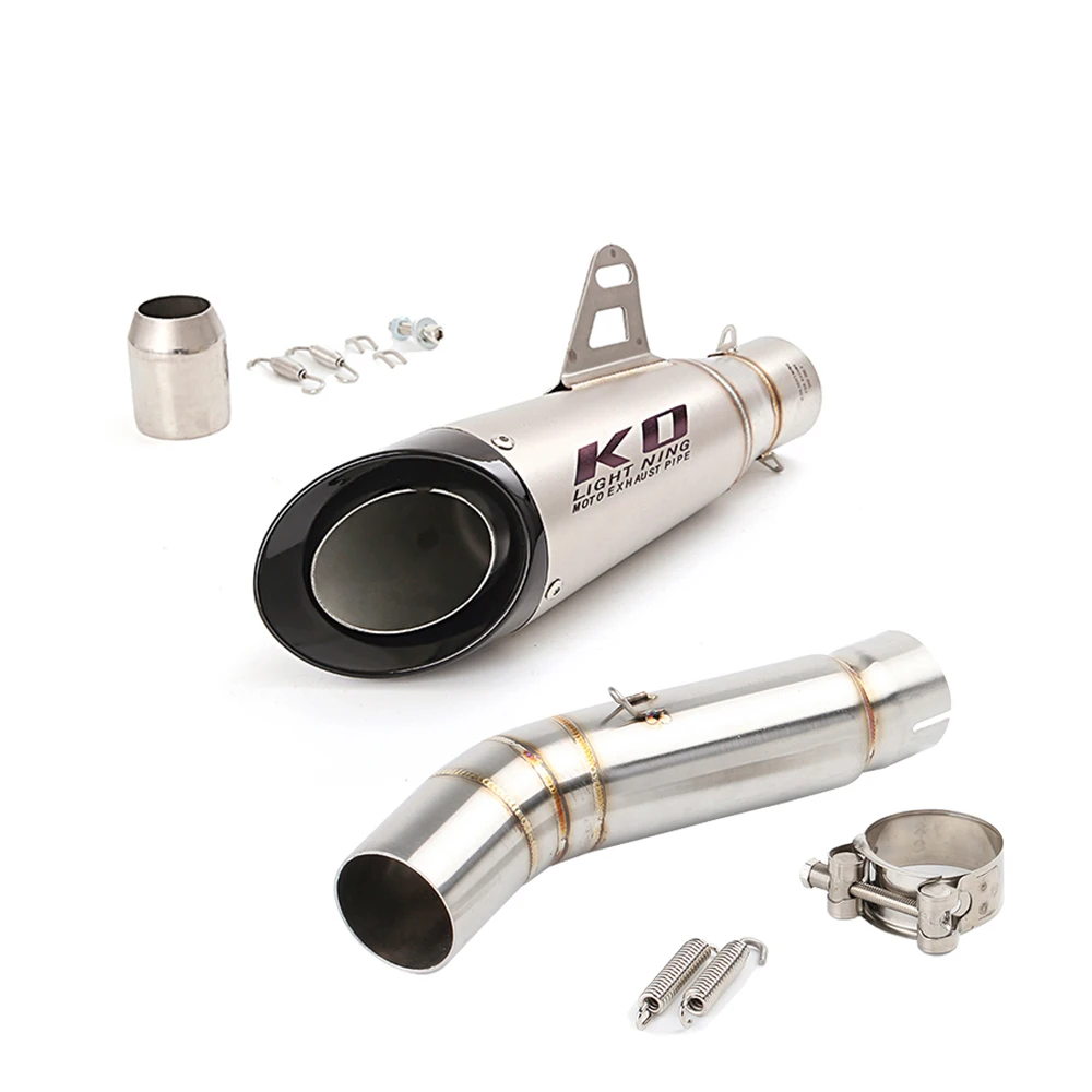 

Выхлопная система Slip-On для мотоциклов Honda CB500X CB500F CBR500R 2013-2016: полная выхлопная система с соединительной трубой и глушителем с DB-киллером